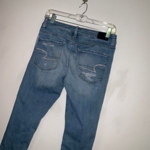 AE ripped hi-rise jeggings